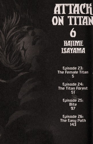 Attack on Titan 6 cover
