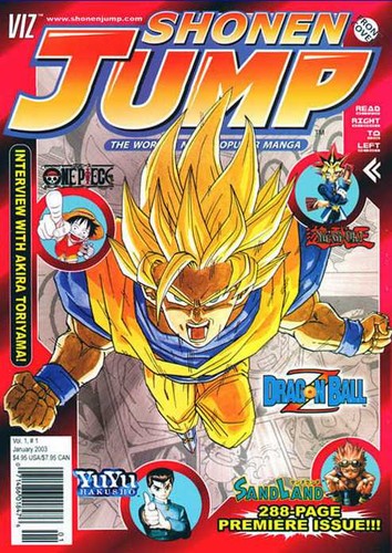 Shonen Jump (English) Volume 1, Issue 1 manga cover