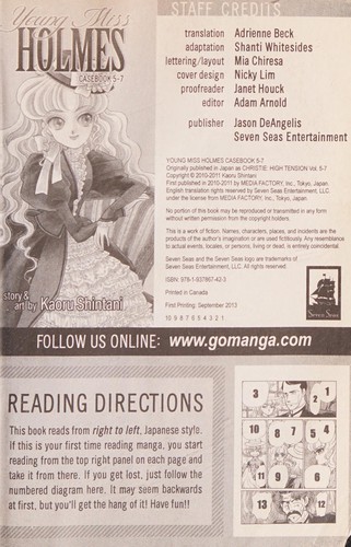 Young Miss Holmes Casebook 5-7
