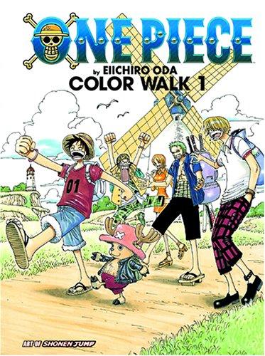 One Piece Color Walk Art Book 1 manga cover