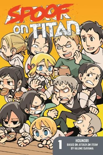 Spoof on Titan manga cover