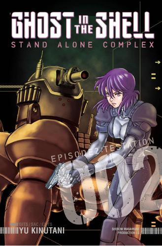 The ghost in the shell, stand alone complex manga cover