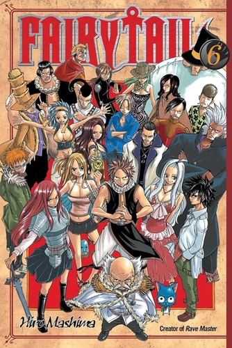 Fairy Tail 6 manga cover