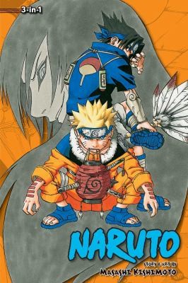Naruto #7-9 manga cover