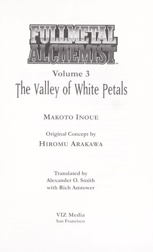 Fullmetal Alchemist: The Valley of the White Petals manga cover