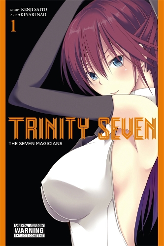 Trinity Seven, Vol. 1: The Seven Magicians manga cover