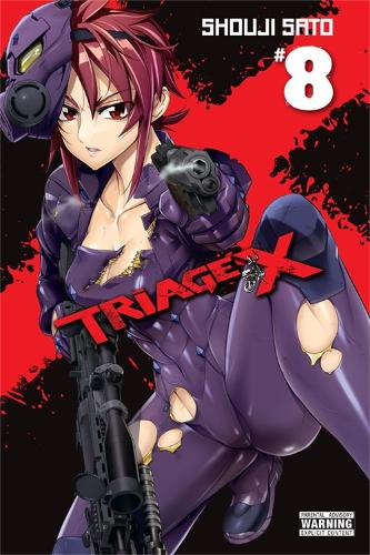 Triage X, Vol. 8 manga cover