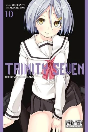 Trinity Seven, Vol. 10: The Seven Magicians manga cover