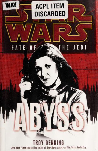 Star Wars - Fate of the Jedi - Abyss manga cover