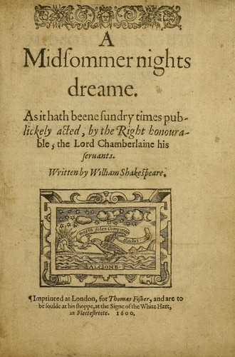 A Midsummer Night's Dream manga cover