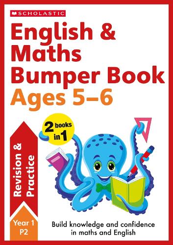 English and Maths Bumper Book Ages 5-6 manga cover
