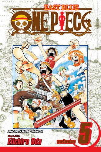 One Piece, Vol. 5: For Whom the Bell Tolls manga cover