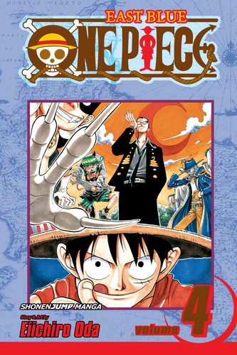 One Piece, Vol. 4: The Black Cat Pirates manga cover