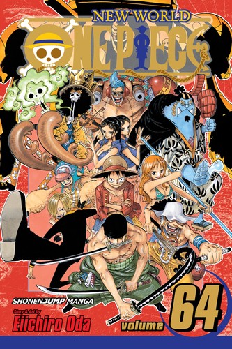 One Piece, Vol. 64: 100,000 vs. 10 manga cover