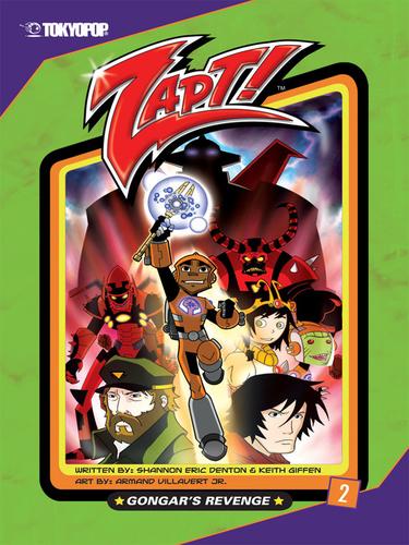 Zapt!, Volume 2 manga cover