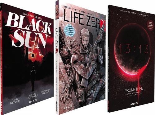 ABLAZE Spotlight on Science Fiction Set manga cover