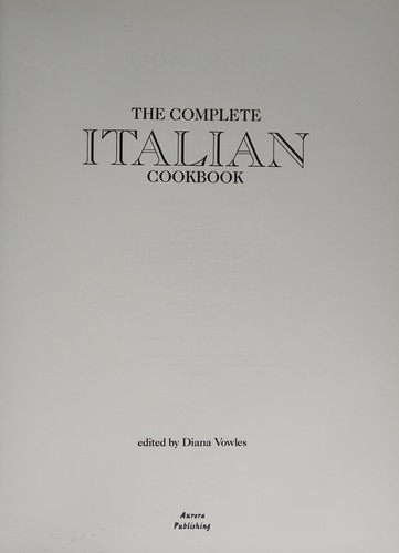 The complete Italian cookbook