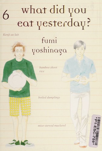 What did you eat yesterday? volume 6 cover