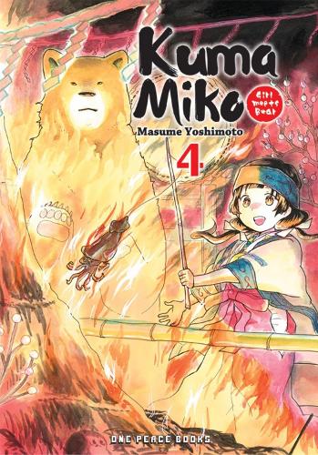 Kuma Miko Volume 4 manga cover