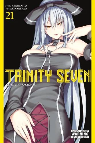 Trinity Seven, Vol. 21: The Seven Magicians manga cover