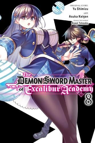 The Demon Sword Master of Excalibur Academy, Vol. 8 (manga) manga cover