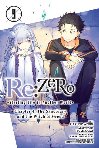 Re:ZERO -Starting Life in Another World-, Chapter 4: The Sanctuary and the Witch of Greed, Vol. 9 (manga) cover