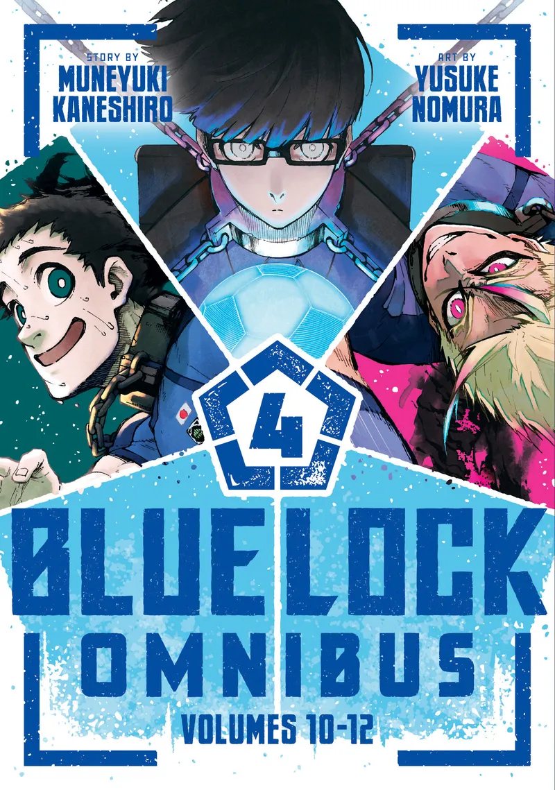 Blue Lock Omnibus Volume 4 cover