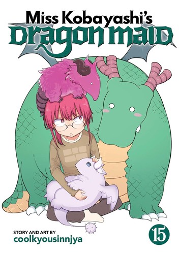 Miss Kobayashi's Dragon Maid Vol. 15 manga cover