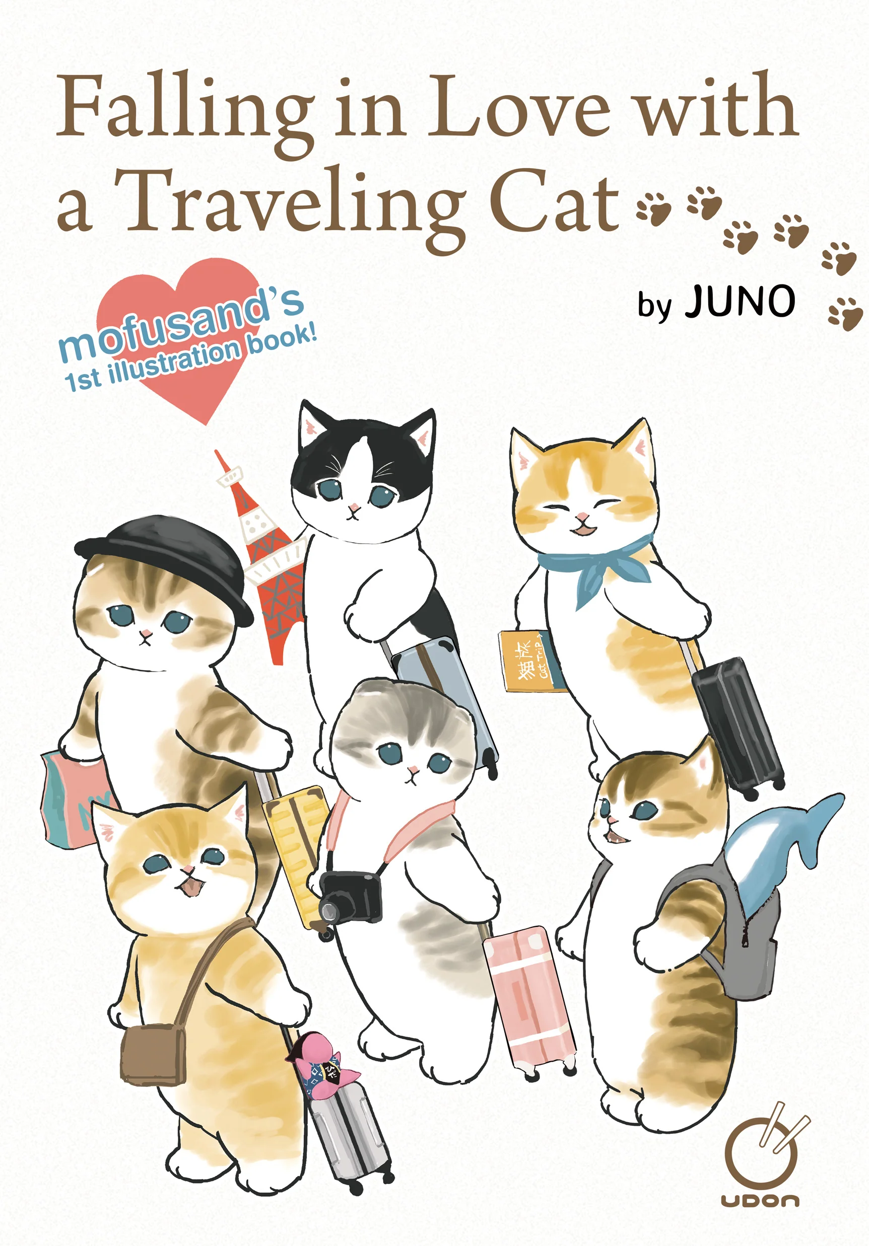 Falling in Love with a Traveling Cat: Mofusand's 1st Illustration Book! cover