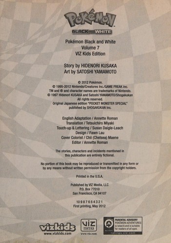 Pokémon Black and White, Vol. 7