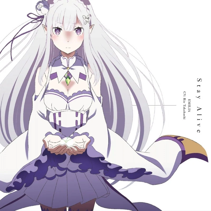 (Theme Song) Re:Zero -Starting Life in Another World- Outro Theme: Stay Alive /Emilia [Rie Takahashi] manga cover
